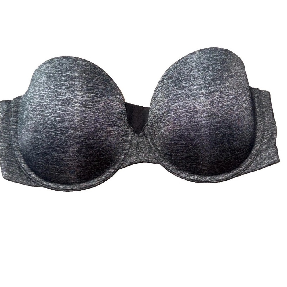 Victoria's Secret Multiway Women 34D Black Strapless Underwire Smooth *No Straps